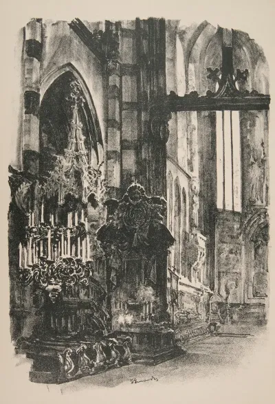 Wnetrze Kosciola Mariackiego