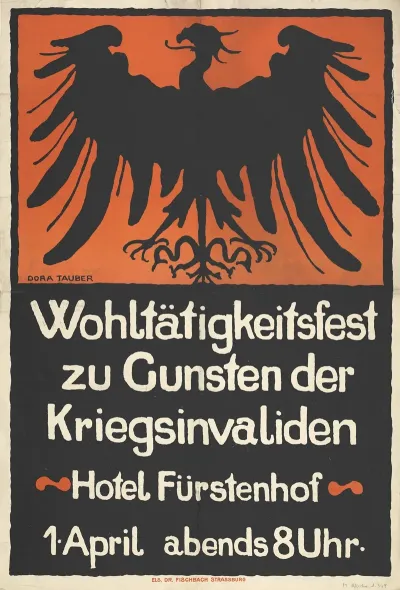 Wohltatigkeitsfest Zu Gunsten Der Kriegsinvaliden Hotel Furstenhof 1 April