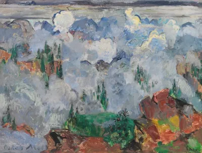 Wolken Im Gebirge