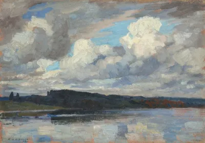 Wolkenstimmung Am Chiemsee