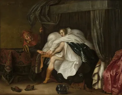 Woman And A Jester