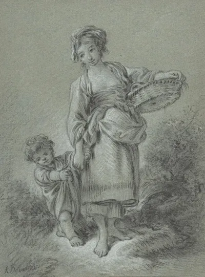 Woman And Boy