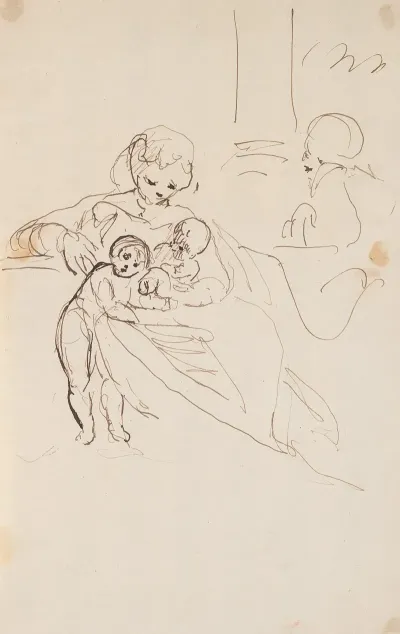 Woman And Children