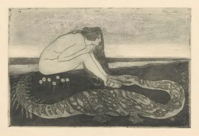 Woman And Dragon