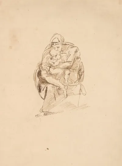 Woman And Infant