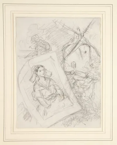 Woman And Windmill