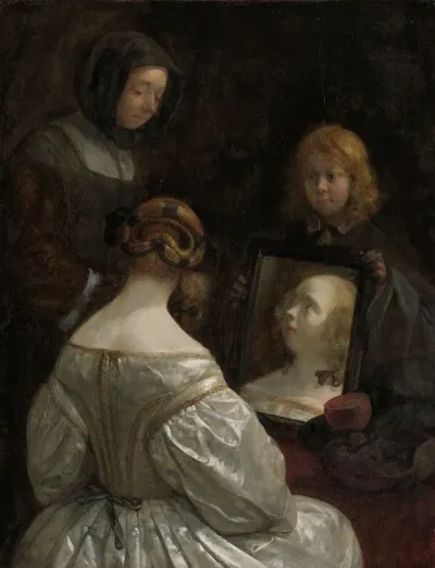 Woman At A Mirror 2