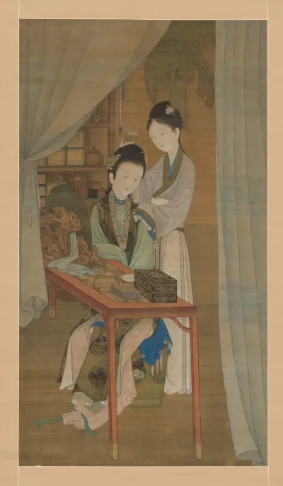 Woman At Her Dressing Table 2