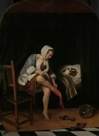 Woman At Her Toilet