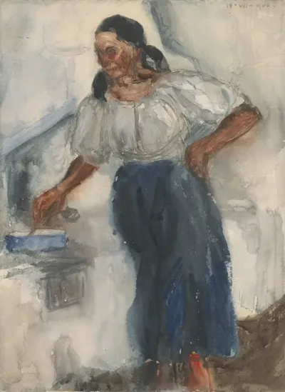 Woman At The Stove