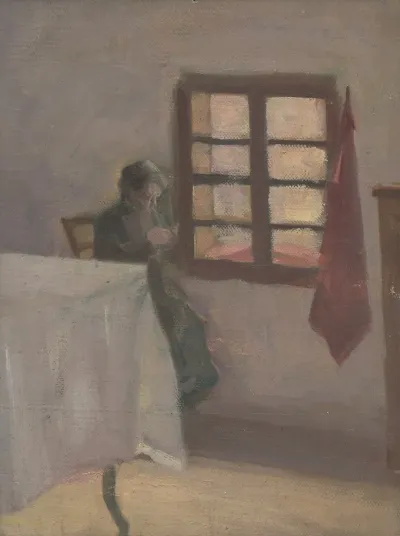 Woman By A Window