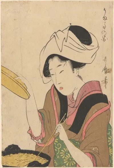 Woman Cooking