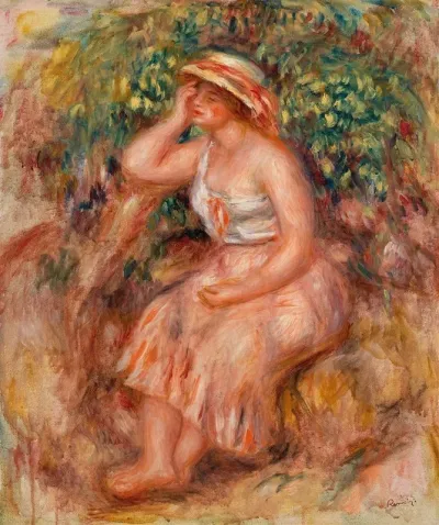 Woman Daydreaming Reveuse