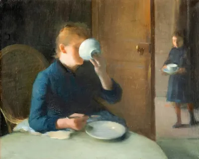 Woman Drinking Coffee