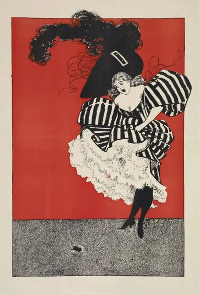 Woman Frightened By Mouse
