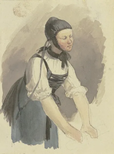 Woman Grasping