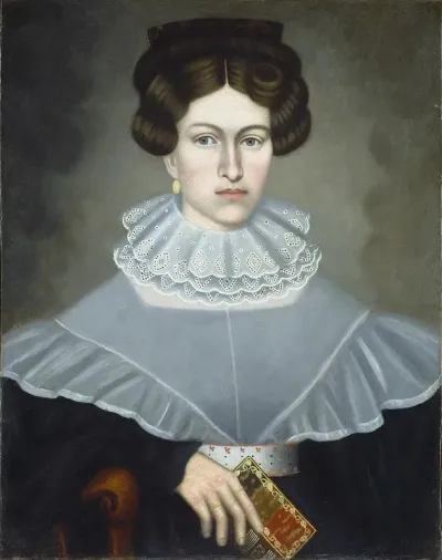 Woman Holding A Book