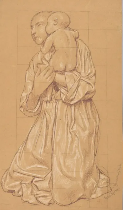Woman Holding A Child