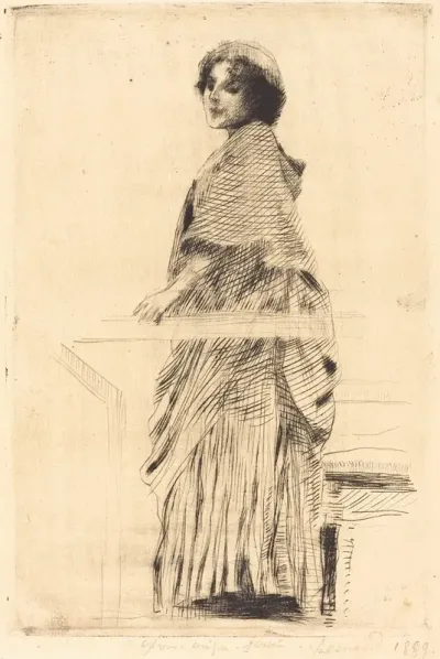Woman In A Cape La Femme A La Pelerine Ii