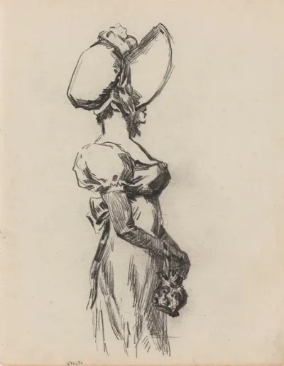 Woman In A Hat 2