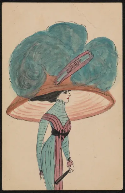 Woman In A Hat 4