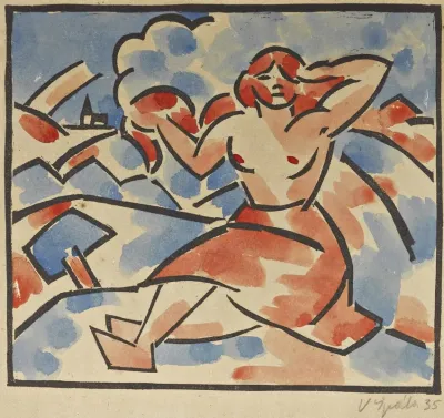 Woman In A Landscape