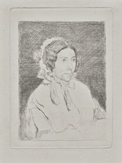 Woman In A Ruffled Cap