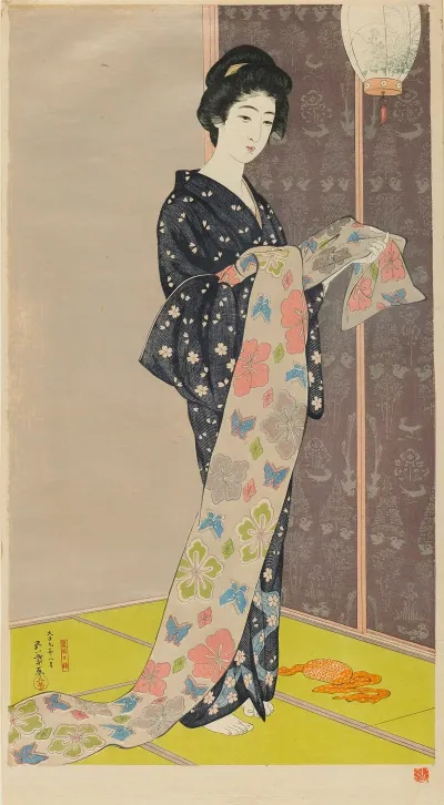 Woman In A Summer Kimono Kaso No Musume 2