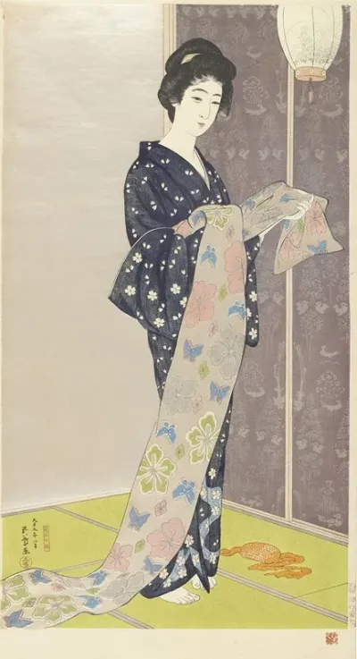 Woman In A Summer Kimono Kaso No Musume