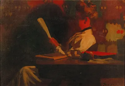 Woman In An Interior Reading