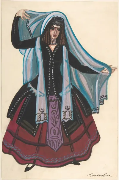 Woman In Arabic Costume