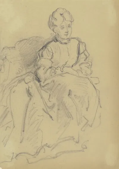 Woman In Armchair