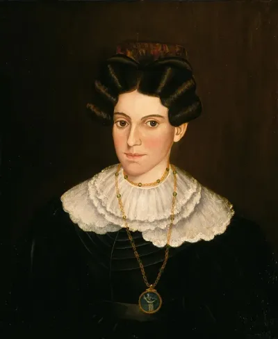 Woman In Black Dress