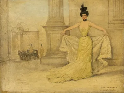 Woman In Evening Dress