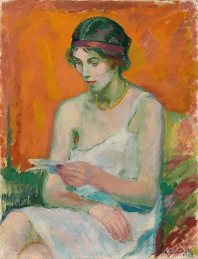 Woman In Her Petticoat