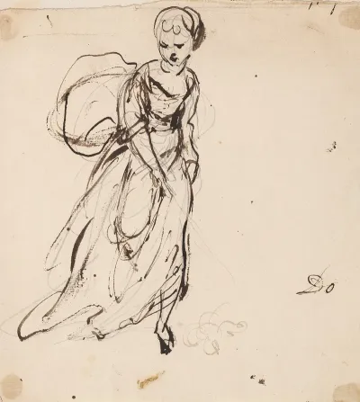 Woman In Long Dress