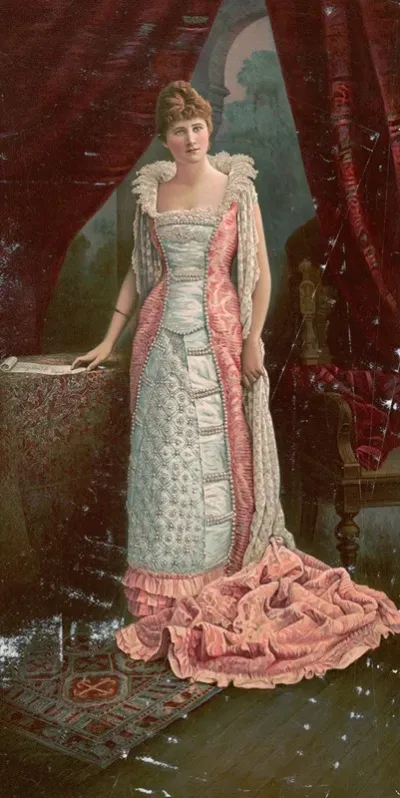 Woman In Pearl Dress
