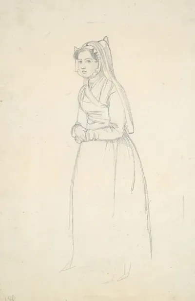 Woman In Peasant Costume