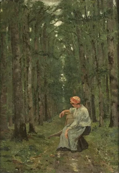 Woman In The Forest
