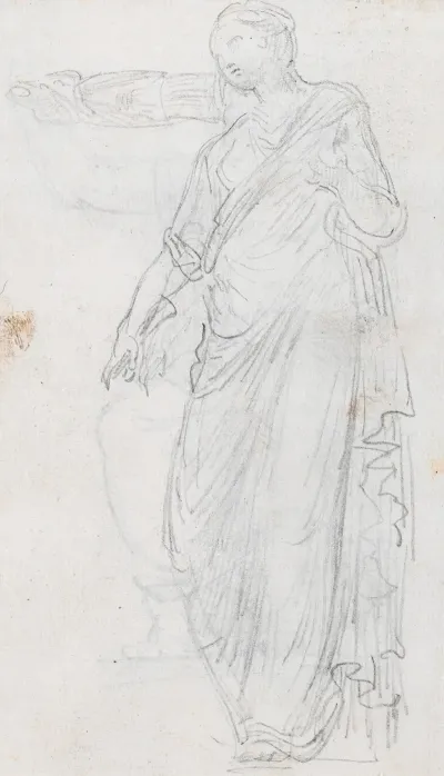 Woman In Toga Verso