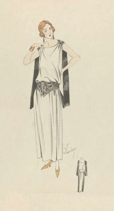 Woman In White Dress
