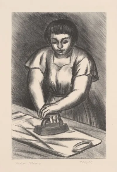 Woman Ironing 4