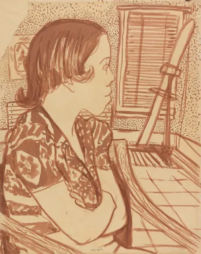 Woman Looking Away