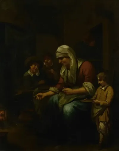 Woman Making Pancakes 2