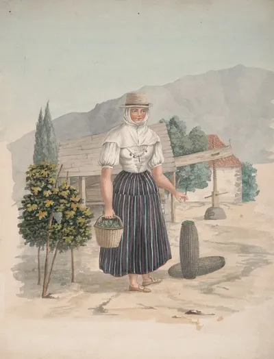 Woman Of El Miradero Tenerife