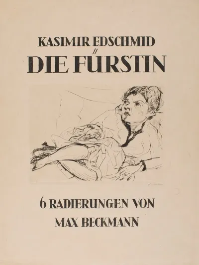 Woman On A Sofa Friedel Battenberg Title Sheet From The Suite The Duchess