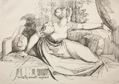Woman On A Sofa