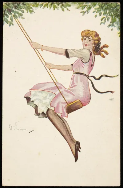 Woman On A Swing