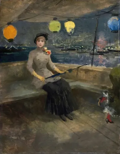 Woman On A Yacht