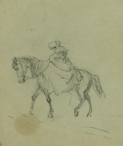 Woman On Horseback